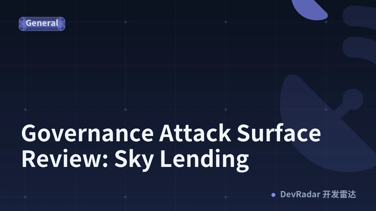 Governance Attack Surface Review: Sky Lending