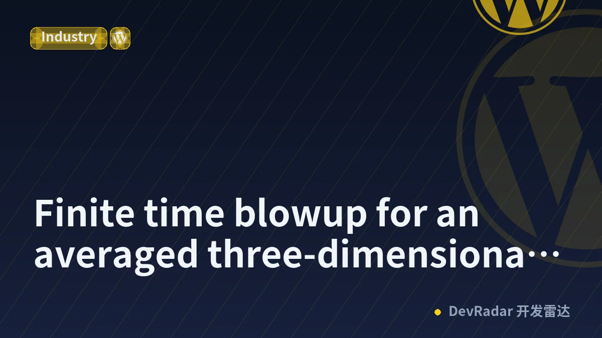Finite time blowup for an averaged three-dimensional Navier-Stokes equation (2014)