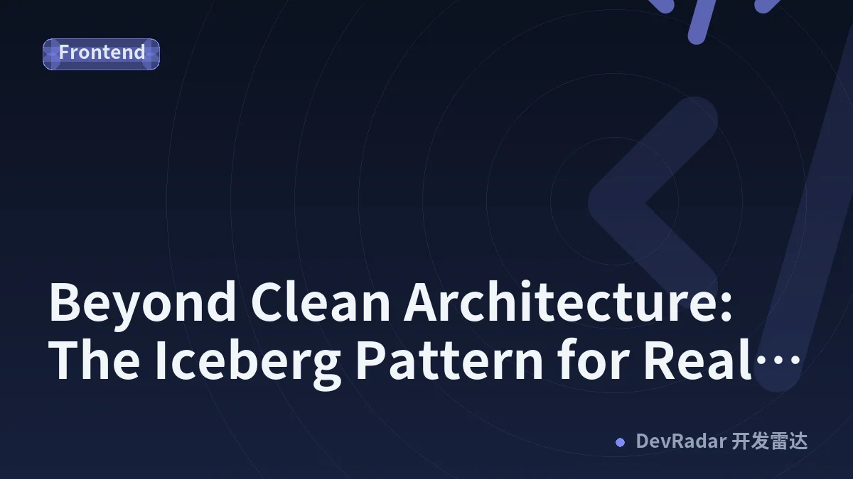 Beyond Clean Architecture: The Iceberg Pattern for Real-Time Flutter Apps with BlocSignal