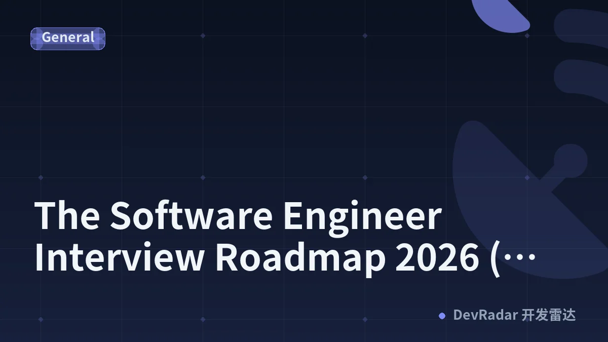The Software Engineer Interview Roadmap 2026 (with Resources)