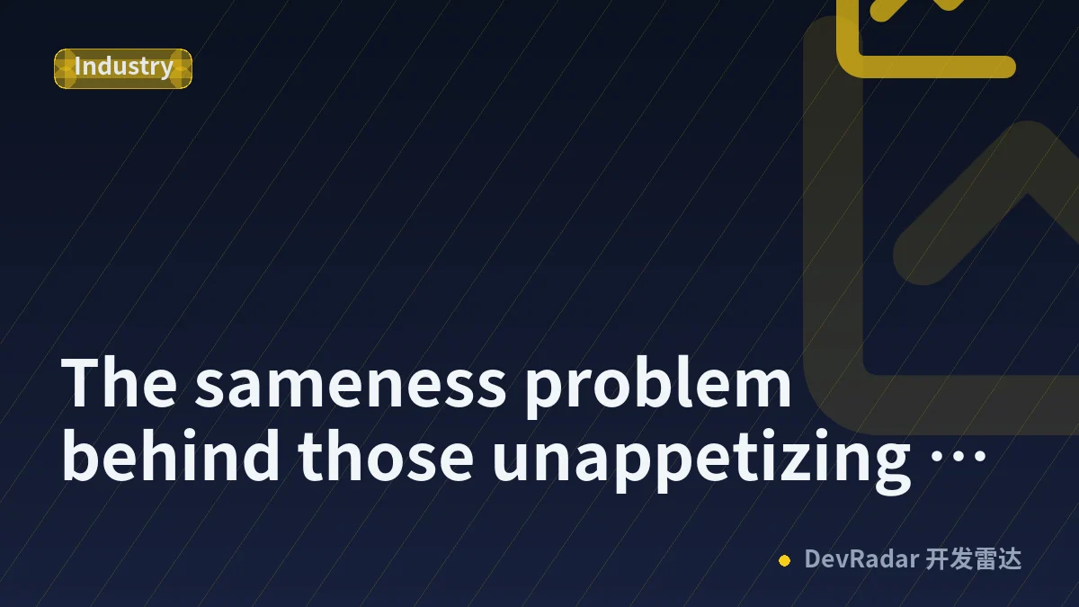 The sameness problem behind those unappetizing AI-generated menus