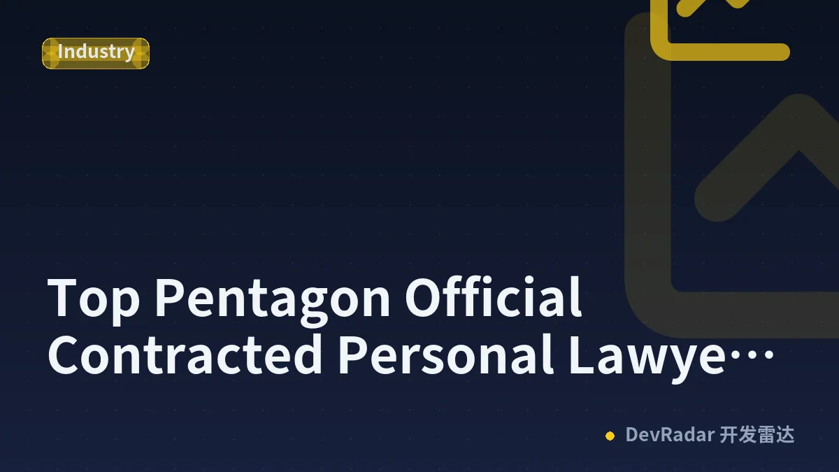 Top Pentagon Official Contracted Personal Lawyer to Handle Minerals Deal