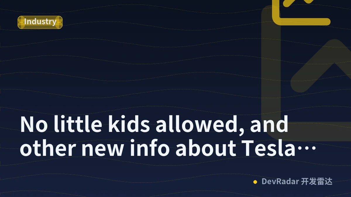 No little kids allowed, and other new info about Tesla’s Cybercab