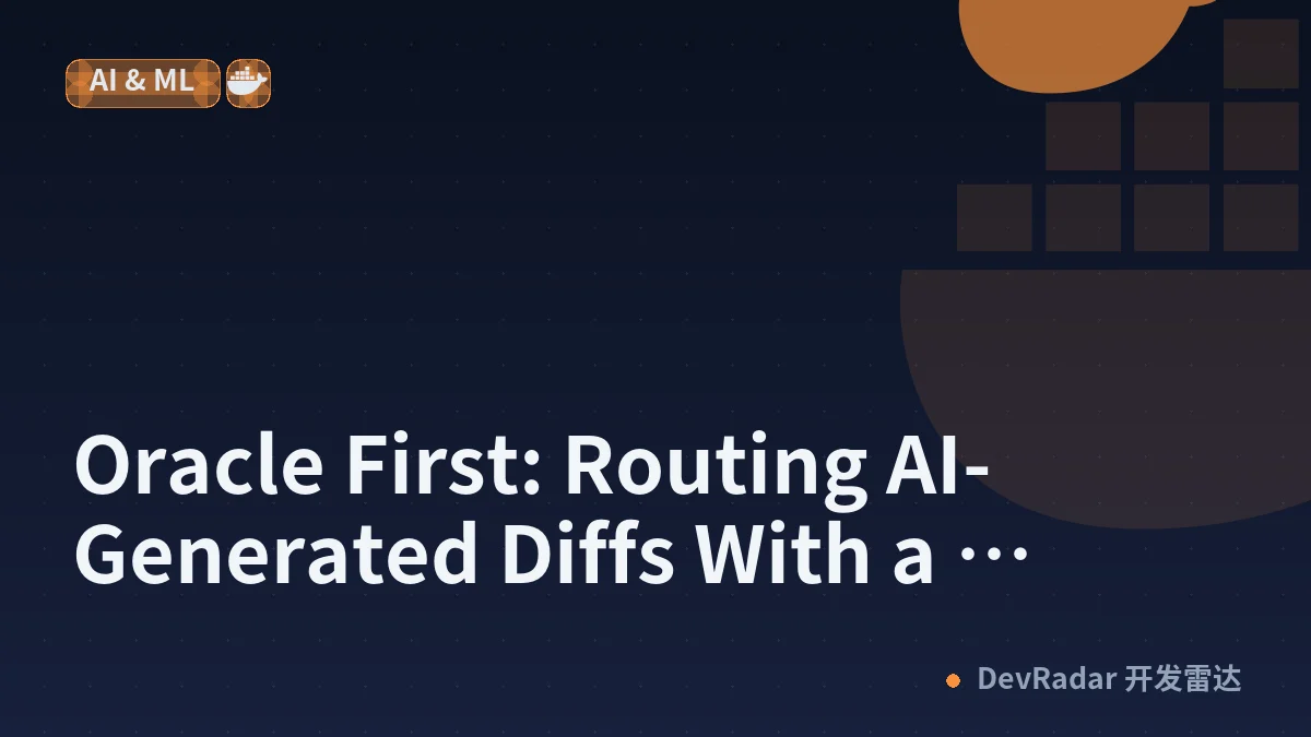 Oracle First: Routing AI-Generated Diffs With a Glossary and Four Leaves