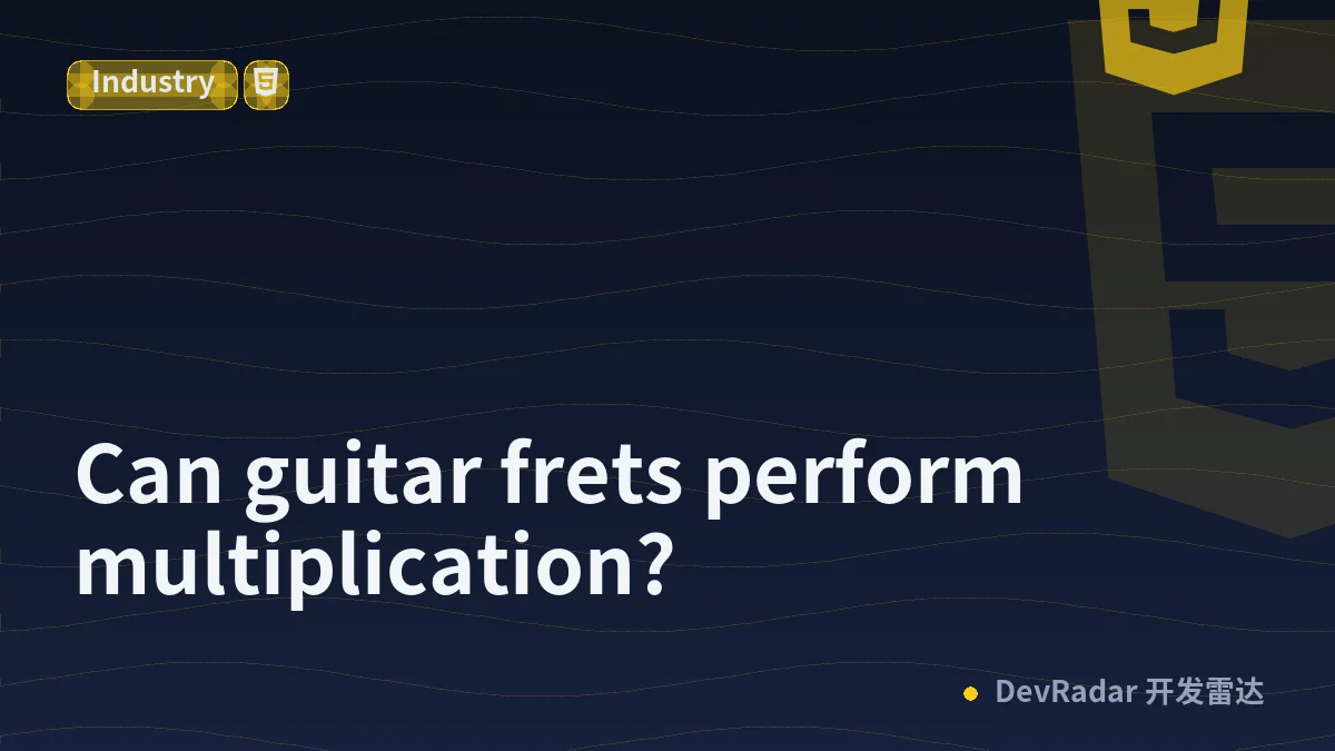 Can guitar frets perform multiplication?