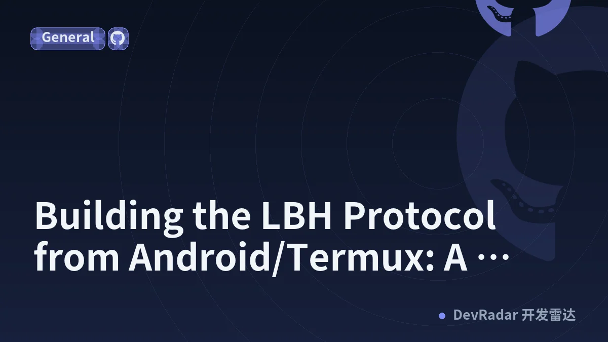 Building the LBH Protocol from Android/Termux: A Sovereign Edge Architecture