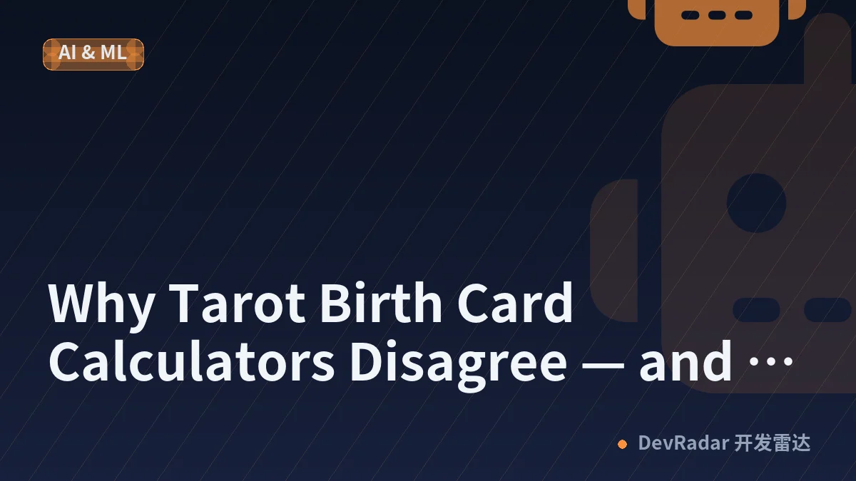 Why Tarot Birth Card Calculators Disagree — and How I Made the Math Visible