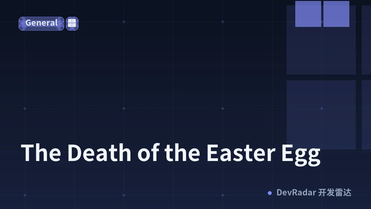 The Death of the Easter Egg