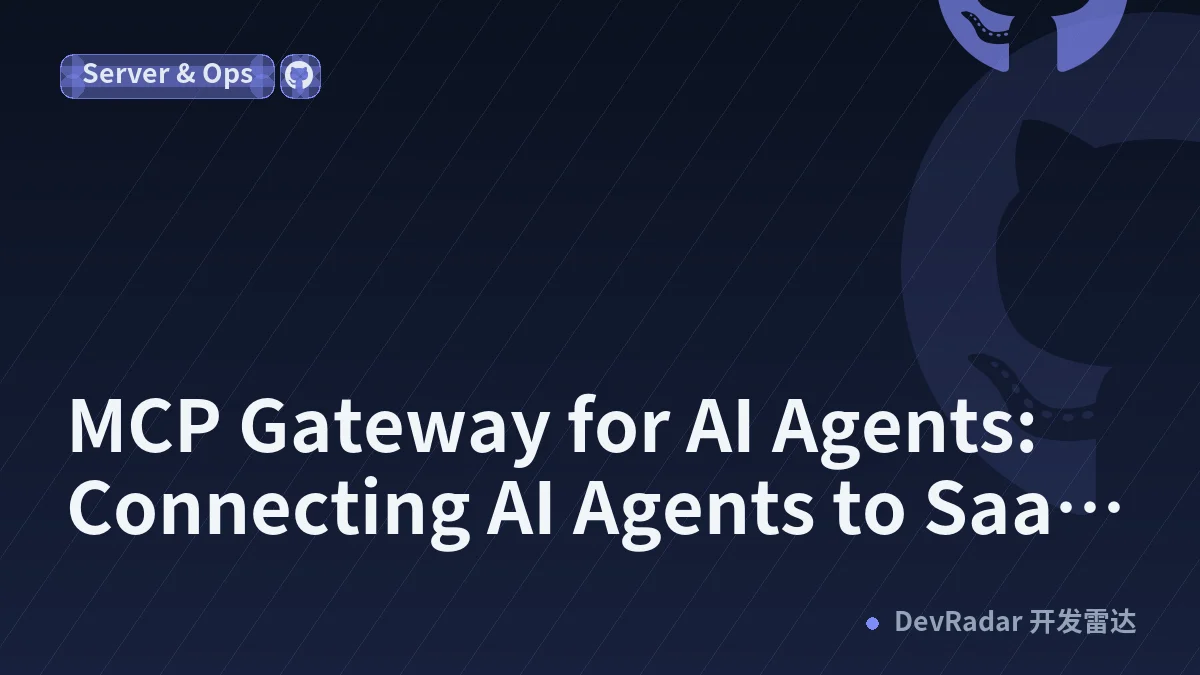 MCP Gateway for AI Agents: Connecting AI Agents to SaaS Tools Without Sharing Your Credentials using DigitalOcean Action Gateway