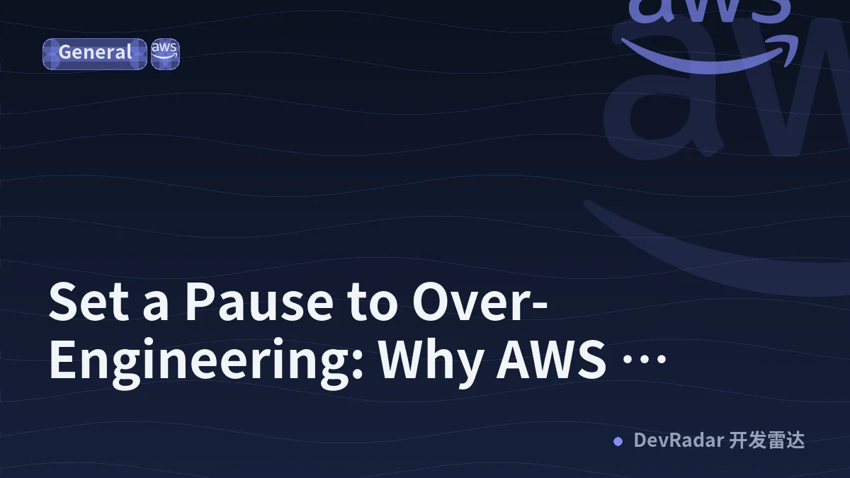 Set a Pause to Over-Engineering: Why AWS Lambda MicroVMs Will Serve Indie Developers in 2026