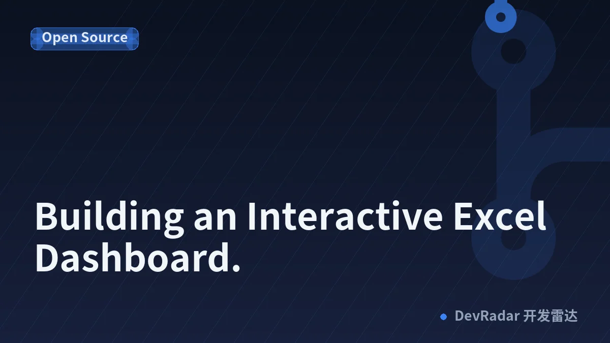 Building an Interactive Excel Dashboard.