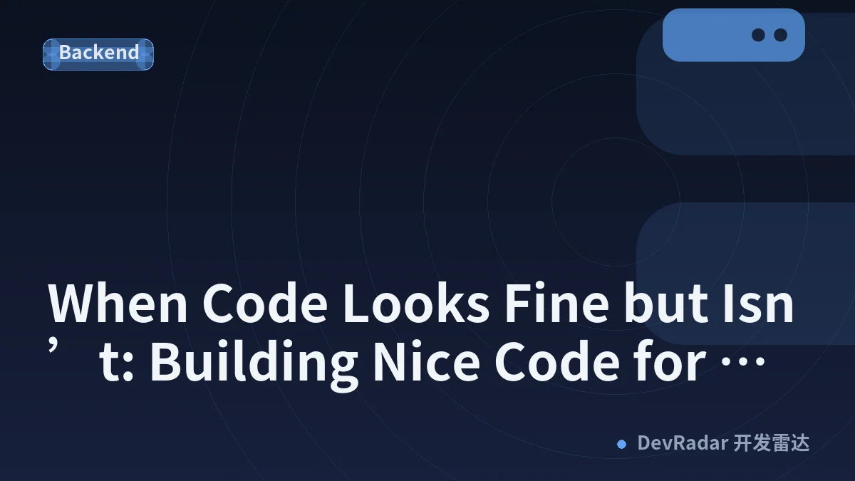 When Code Looks Fine but Isn’t: Building Nice Code for Evidence-Based Review