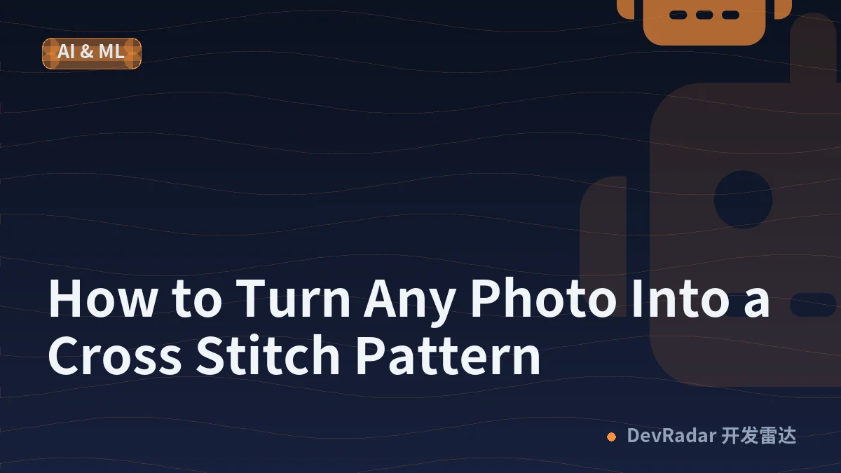 How to Turn Any Photo Into a Cross Stitch Pattern