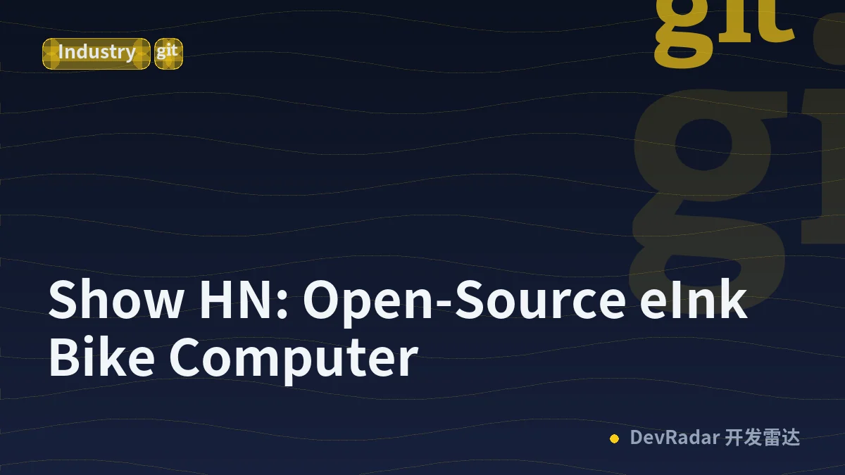 Show HN: Open-Source eInk Bike Computer