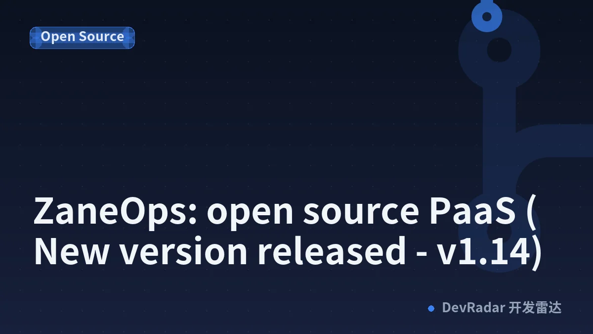 ZaneOps: open source PaaS (New version released - v1.14)