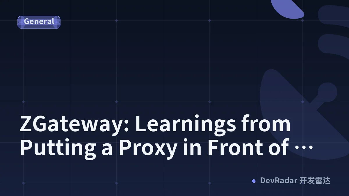ZGateway: Learnings from Putting a Proxy in Front of ZippyDB