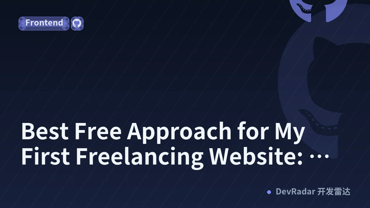 Best Free Approach for My First Freelancing Website: Comparing Lovable + GitHub + Vercel, Claude Full-Stack, and Claude + Supabase, Focusing on Images/Videos, Free Storage, Hosting, Scalability, and Automation.