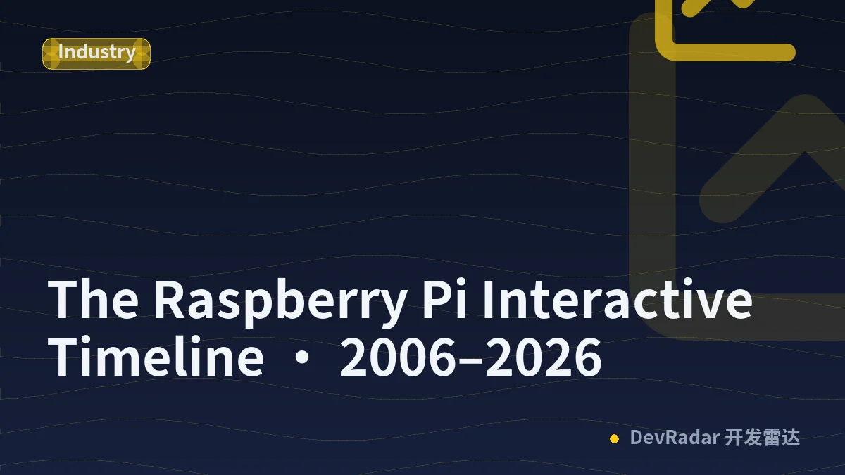 The Raspberry Pi Interactive Timeline · 2006–2026