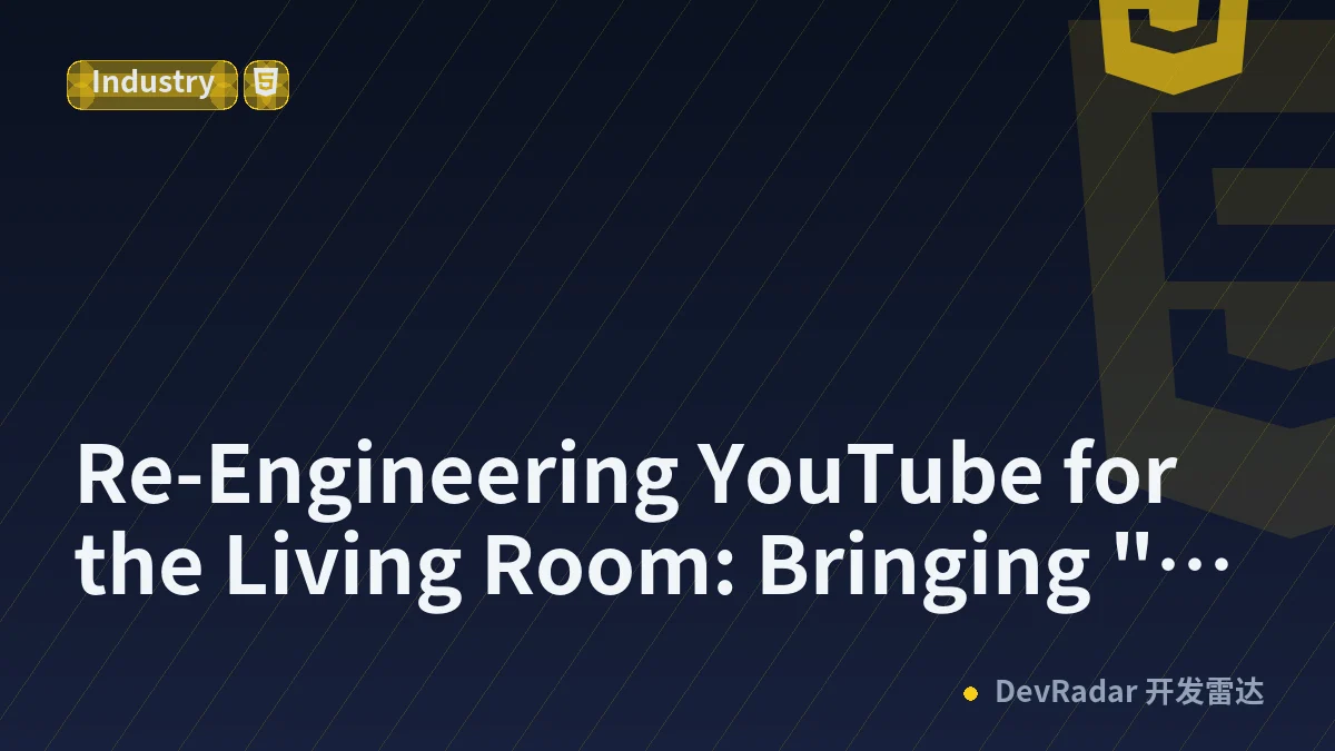 Re-Engineering YouTube for the Living Room: Bringing "Chrobalt" to RDK