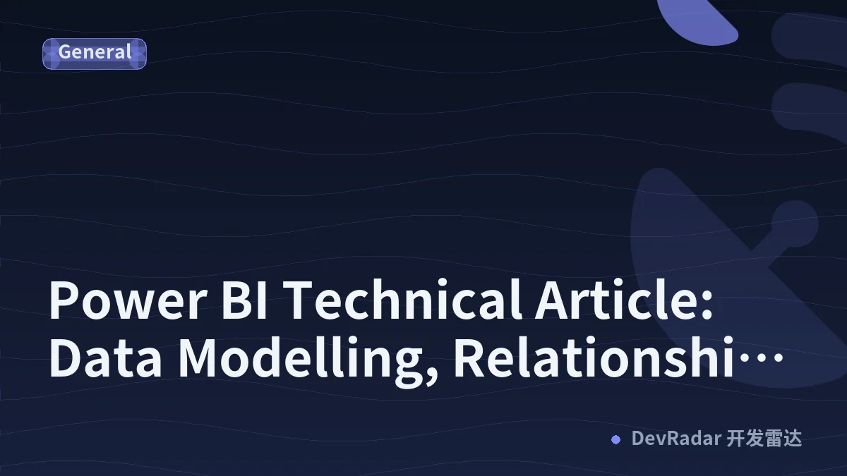 Power BI Technical Article: Data Modelling, Relationships &amp; Joins