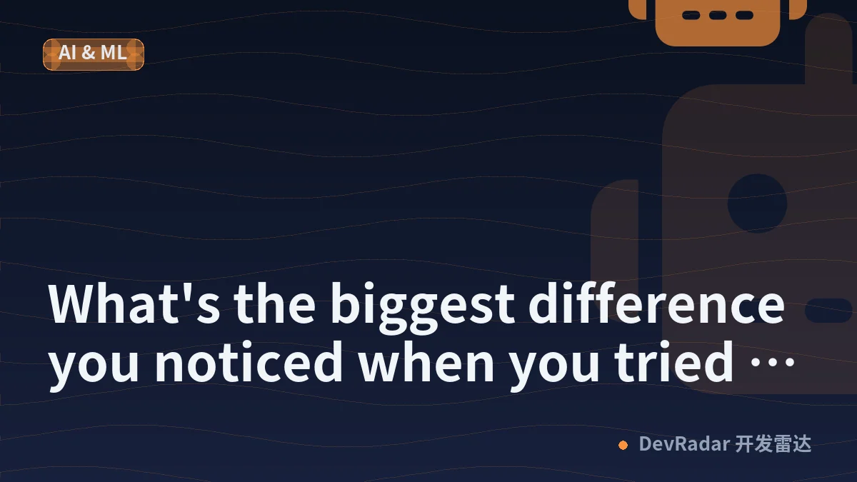 What's the biggest difference you noticed when you tried to build a website with AI?