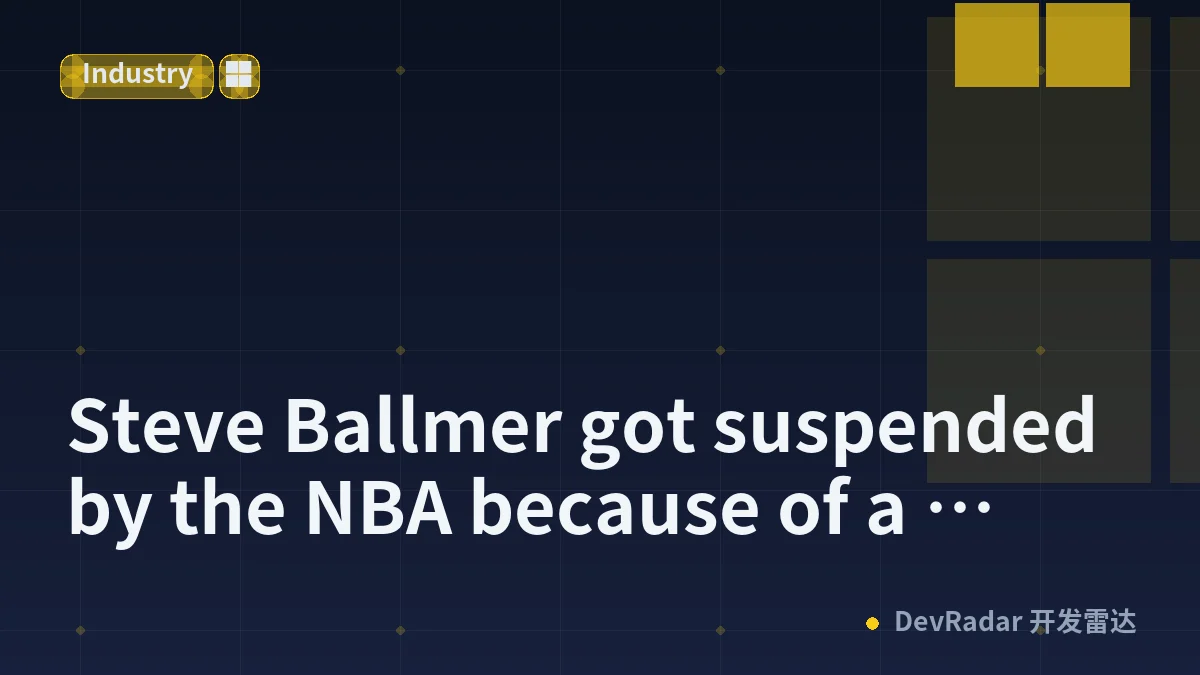 Steve Ballmer got suspended by the NBA because of a podcast and a jumbotron corruption scandal