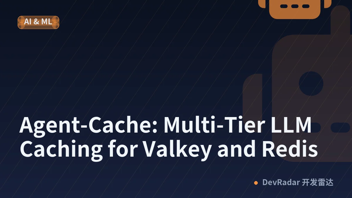 Agent-Cache: Multi-Tier LLM Caching for Valkey and Redis