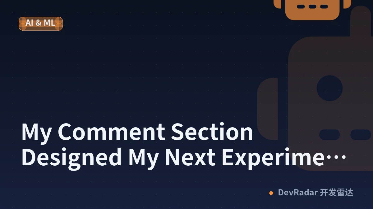 My Comment Section Designed My Next Experiment. Then It Made Me Freeze My Predictions.