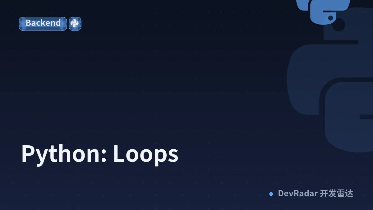 Python: Loops
