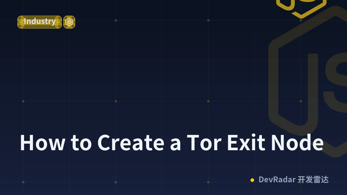 How to Create a Tor Exit Node