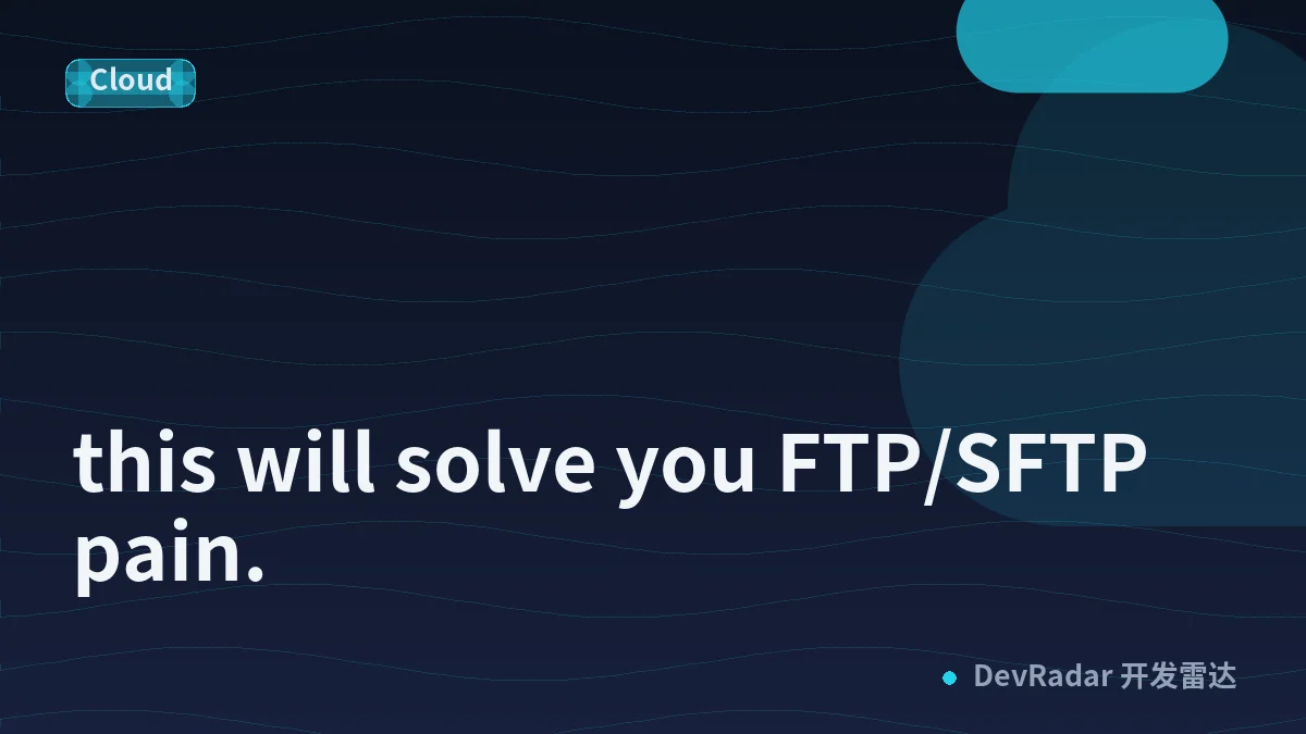 this will solve you FTP/SFTP pain.