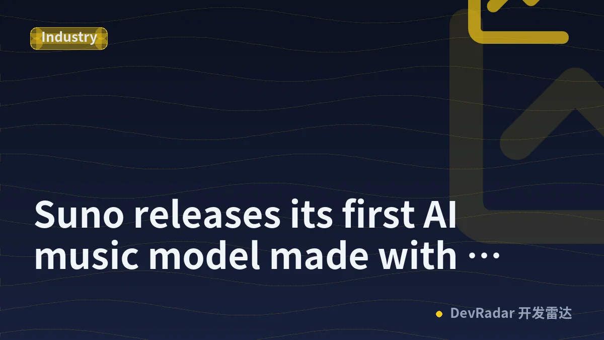 Suno releases its first AI music model made with record industry help