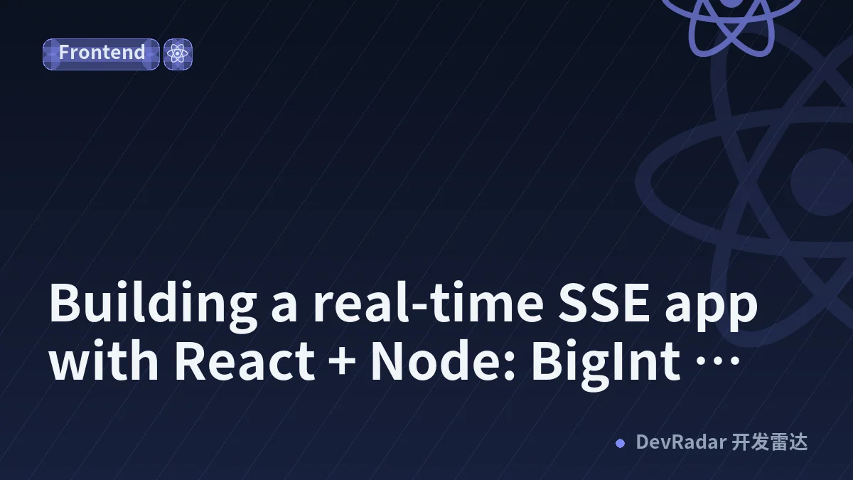 Building a real-time SSE app with React + Node: BigInt architecture, VPS migration, leaderboard optimization, PWA support, and a secure RAG pipeline