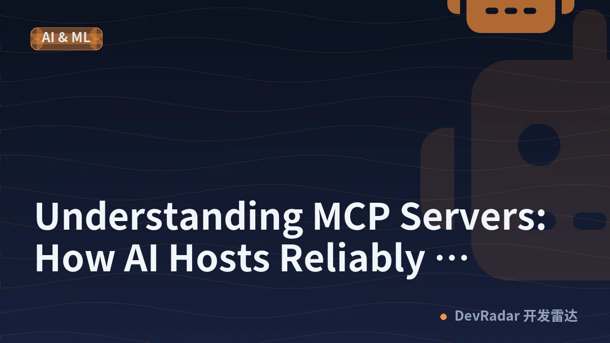 Understanding MCP Servers: How AI Hosts Reliably Connect to Domain Systems