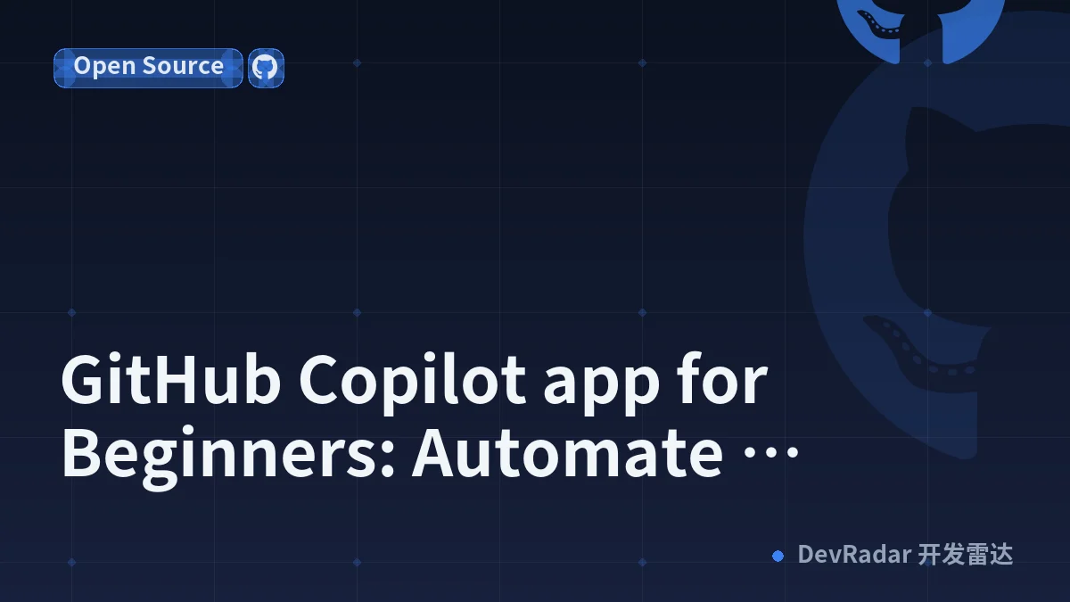 GitHub Copilot app for Beginners: Automate Dependabot pull request triage