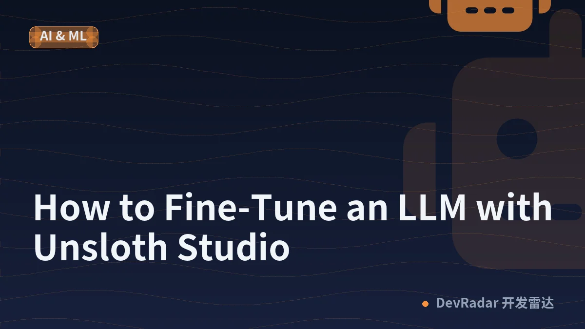 How to Fine-Tune an LLM with Unsloth Studio