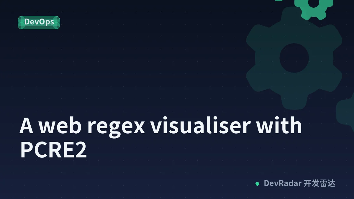 A web regex visualiser with PCRE2