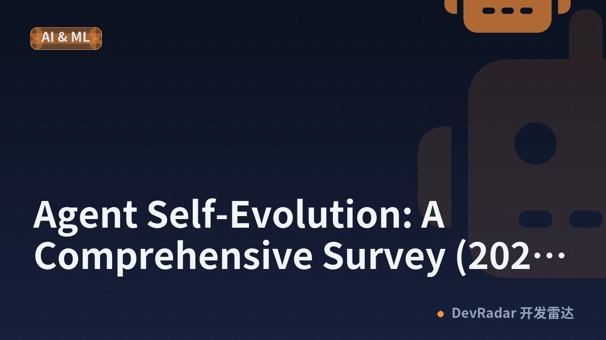 Agent Self-Evolution: A Comprehensive Survey (2023-2025)
