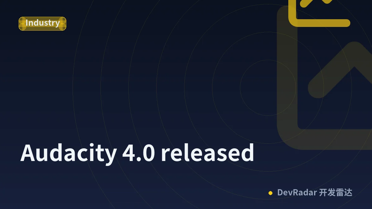 Audacity 4.0 released