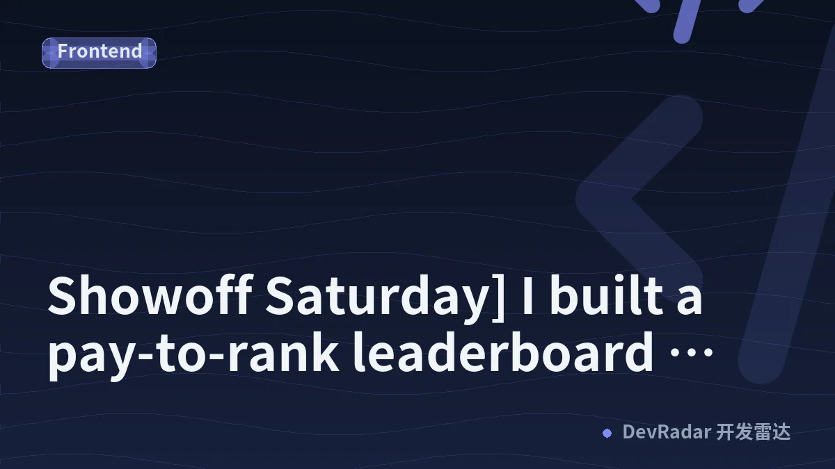 [Showoff Saturday] I built a pay-to-rank leaderboard where the top 22 logos land on a pair of boxers. Next.js, SQLite, Stripe, no accounts