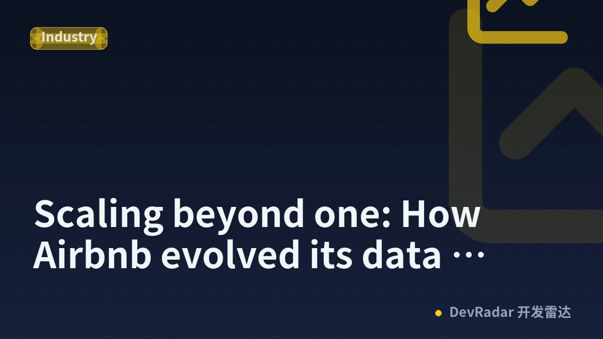 Scaling beyond one: How Airbnb evolved its data architecture for a multi-product world