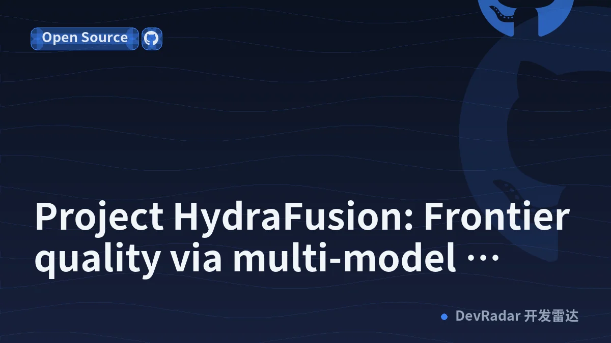 Project HydraFusion: Frontier quality via multi-model orchestration