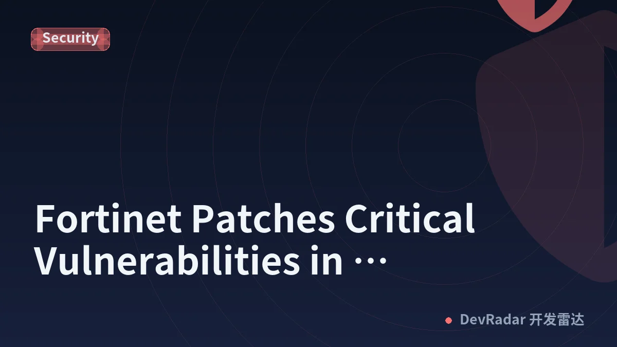 Fortinet Patches Critical Vulnerabilities in FortiMonitorOnSight, Chrome Extension