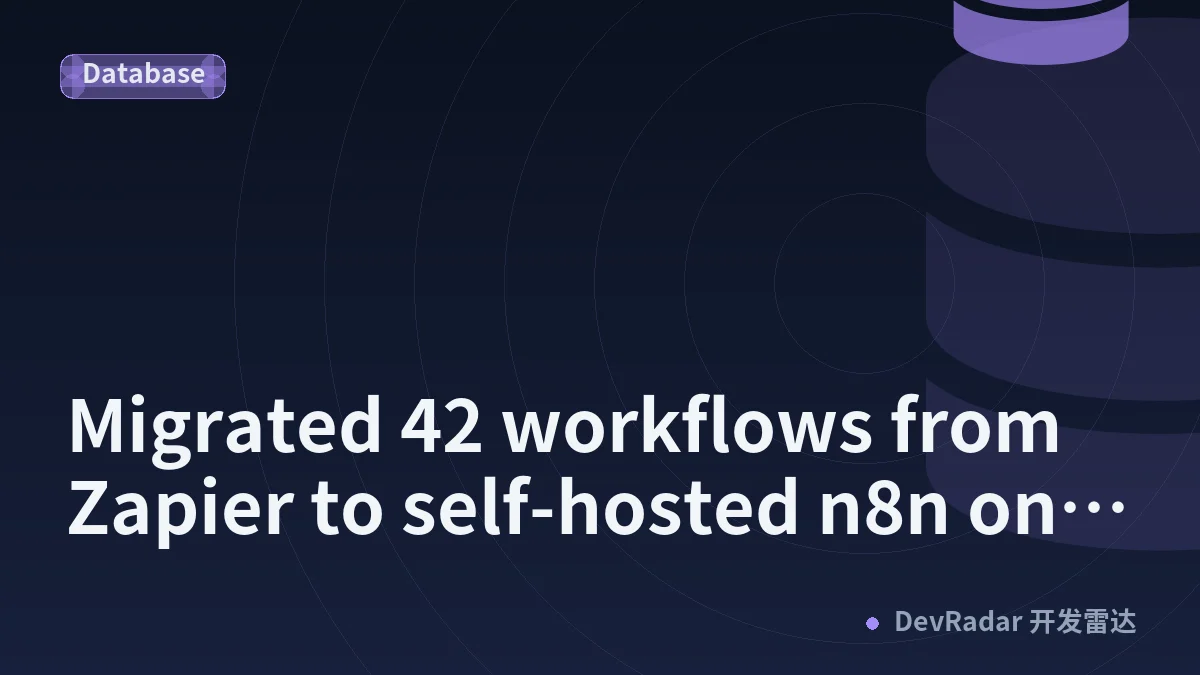 Migrated 42 workflows from Zapier to self-hosted n8n on Hetzner ($248/mo down to $7.70/mo)