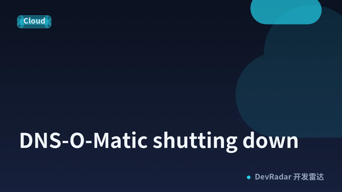 DNS-O-Matic shutting down