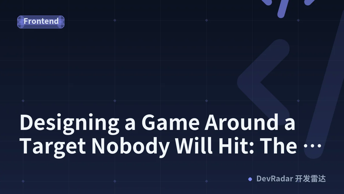 Designing a Game Around a Target Nobody Will Hit: The Arithmetic of 38-0-0