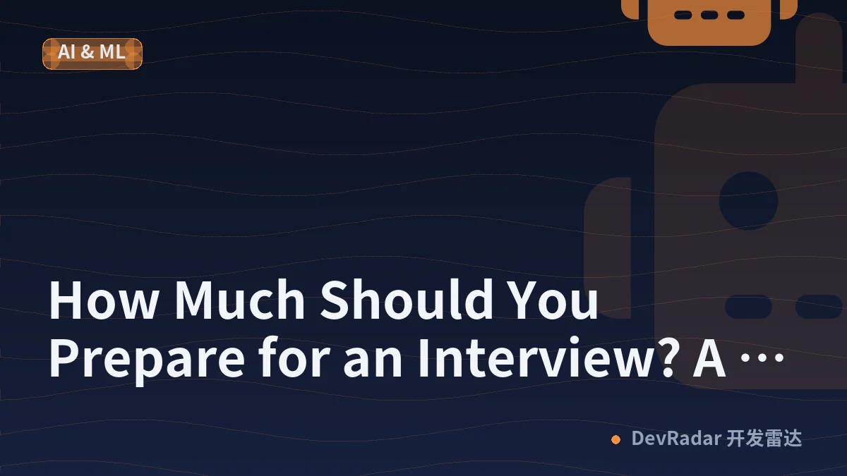How Much Should You Prepare for an Interview? A Time Budget