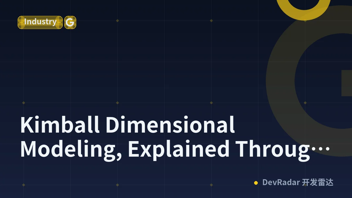 Kimball Dimensional Modeling, Explained Through a Coffee Shop