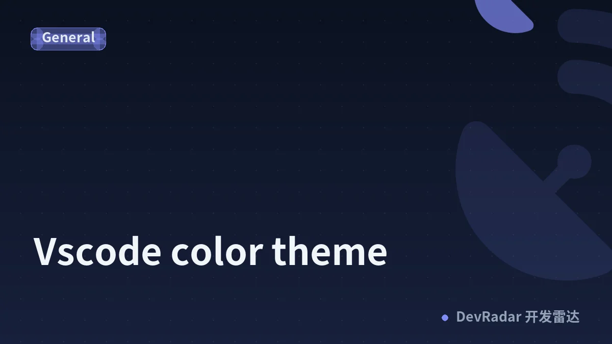 Vscode color theme
