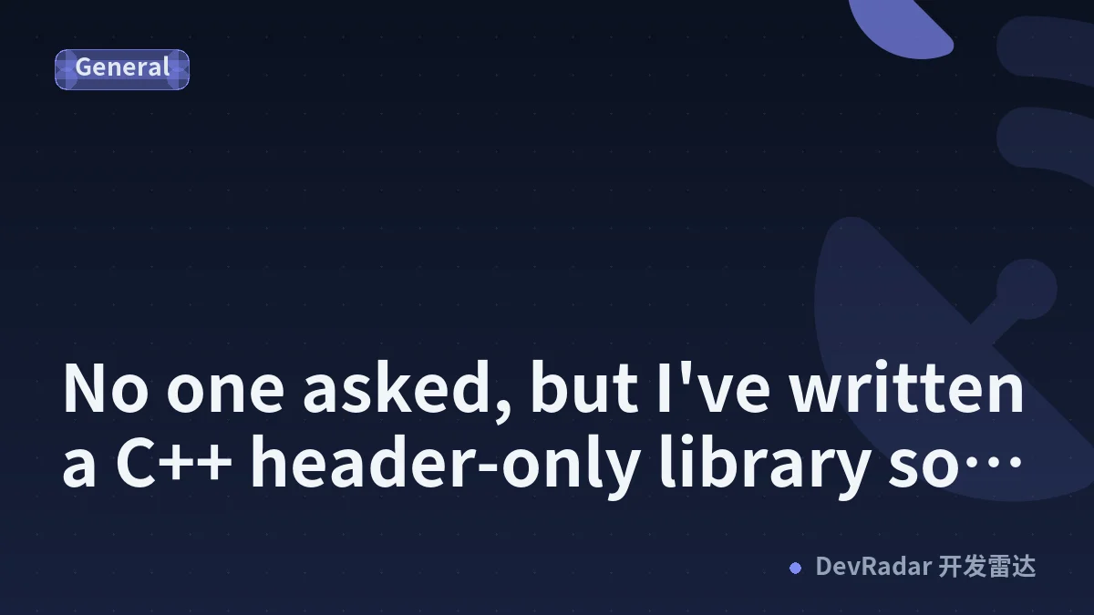 No one asked, but I've written a C++ header-only library so you don't have to declare the variable again.